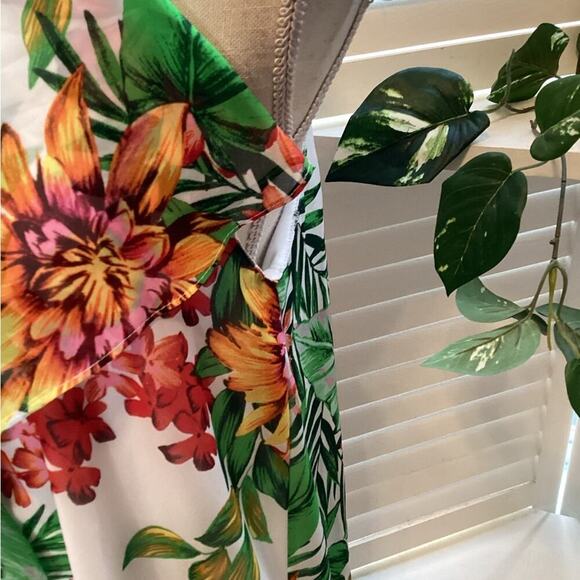 MAX STUDIO MULTI COLOR FLORAL NWOT SIZE LARGE - Picture 5 of 7